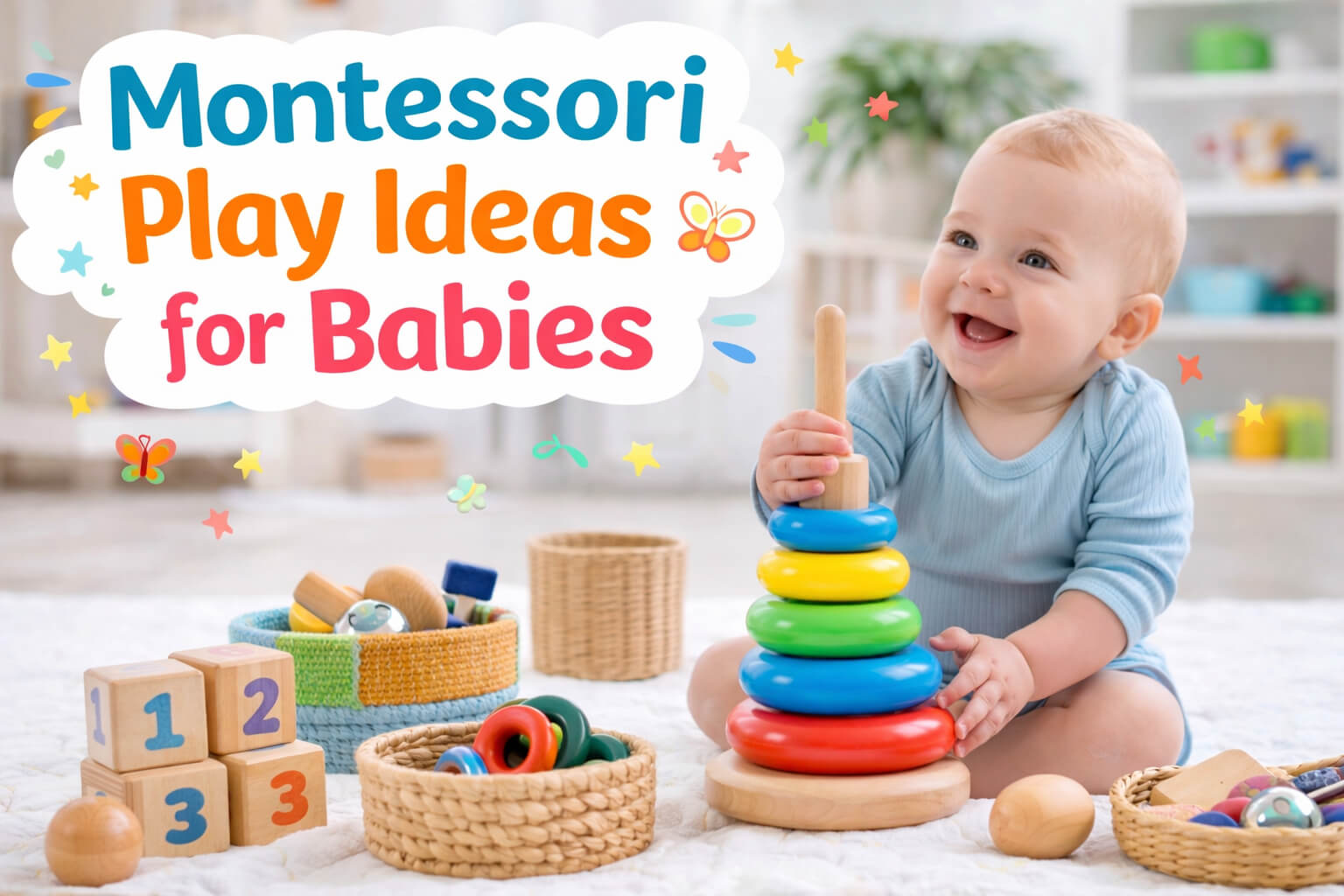 Montessori Play Ideas for Babies