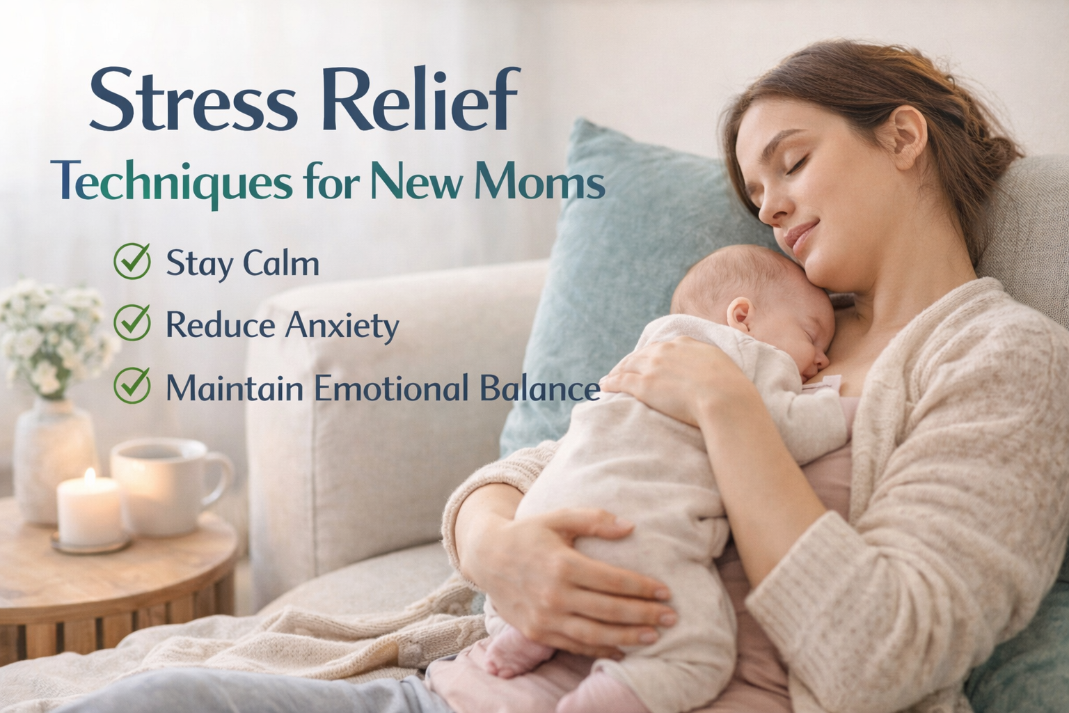 stress relief techniques for new moms