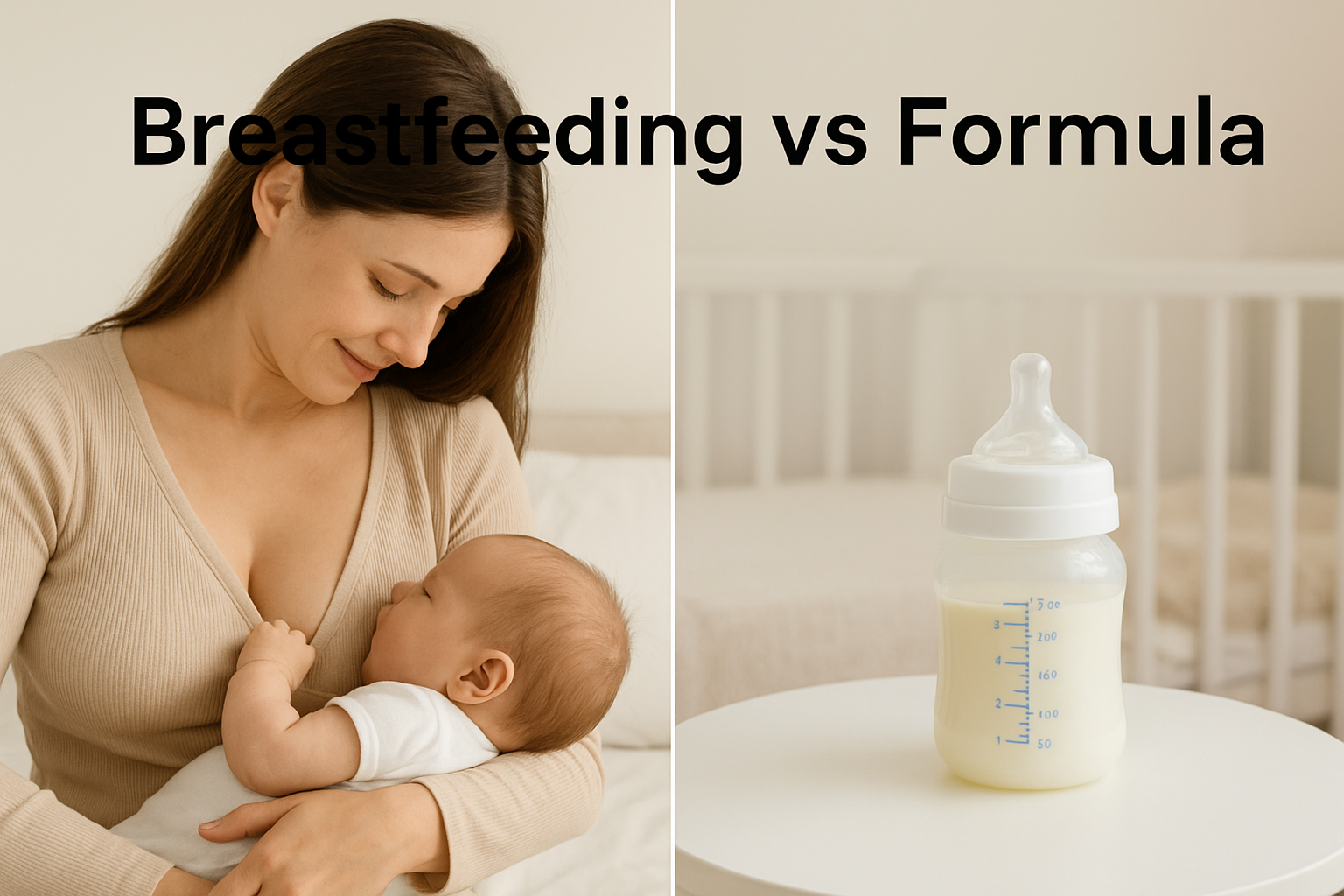 breastfeeding vs formula