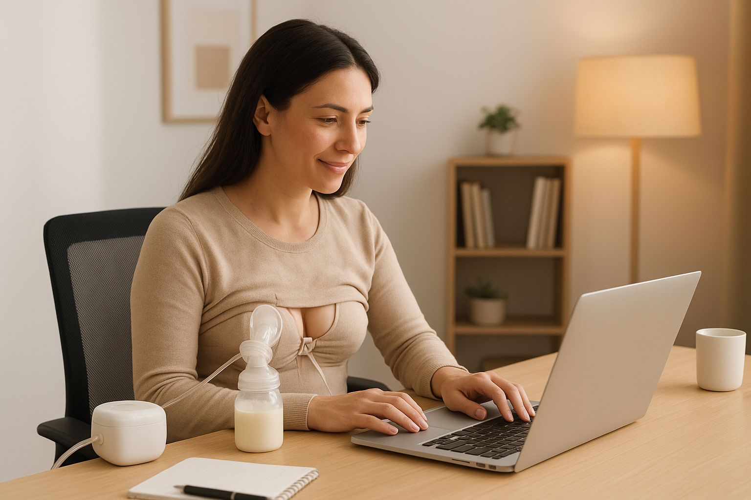 stress-free breast pumping