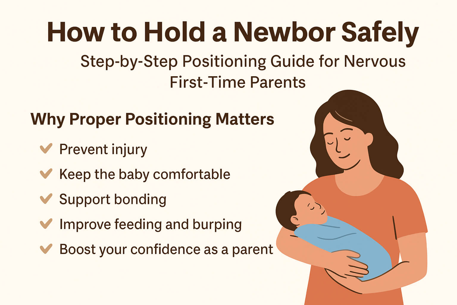 how to hold a newborn