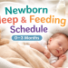 Newborn sleep and feeding schedule