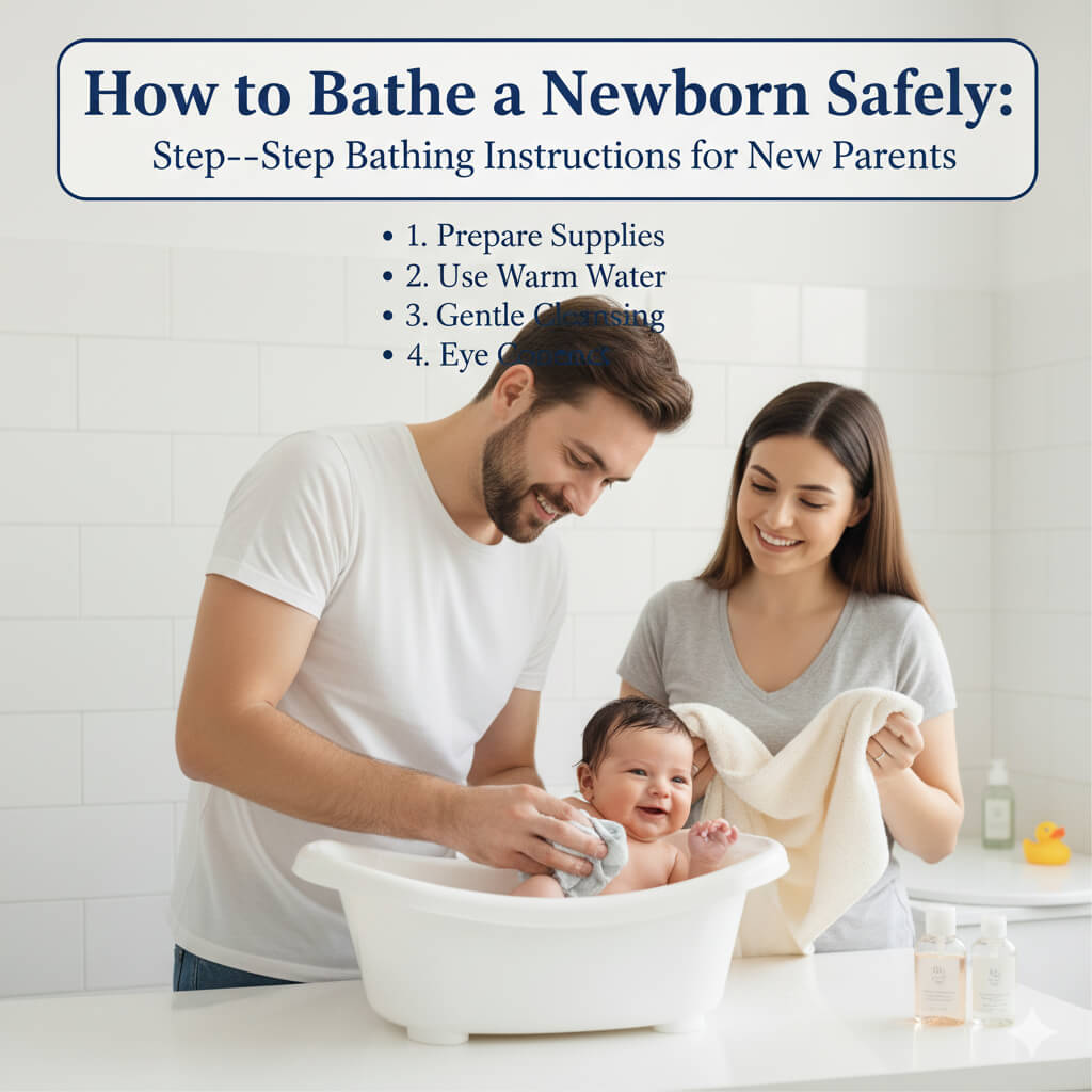 Baby bath safety tips