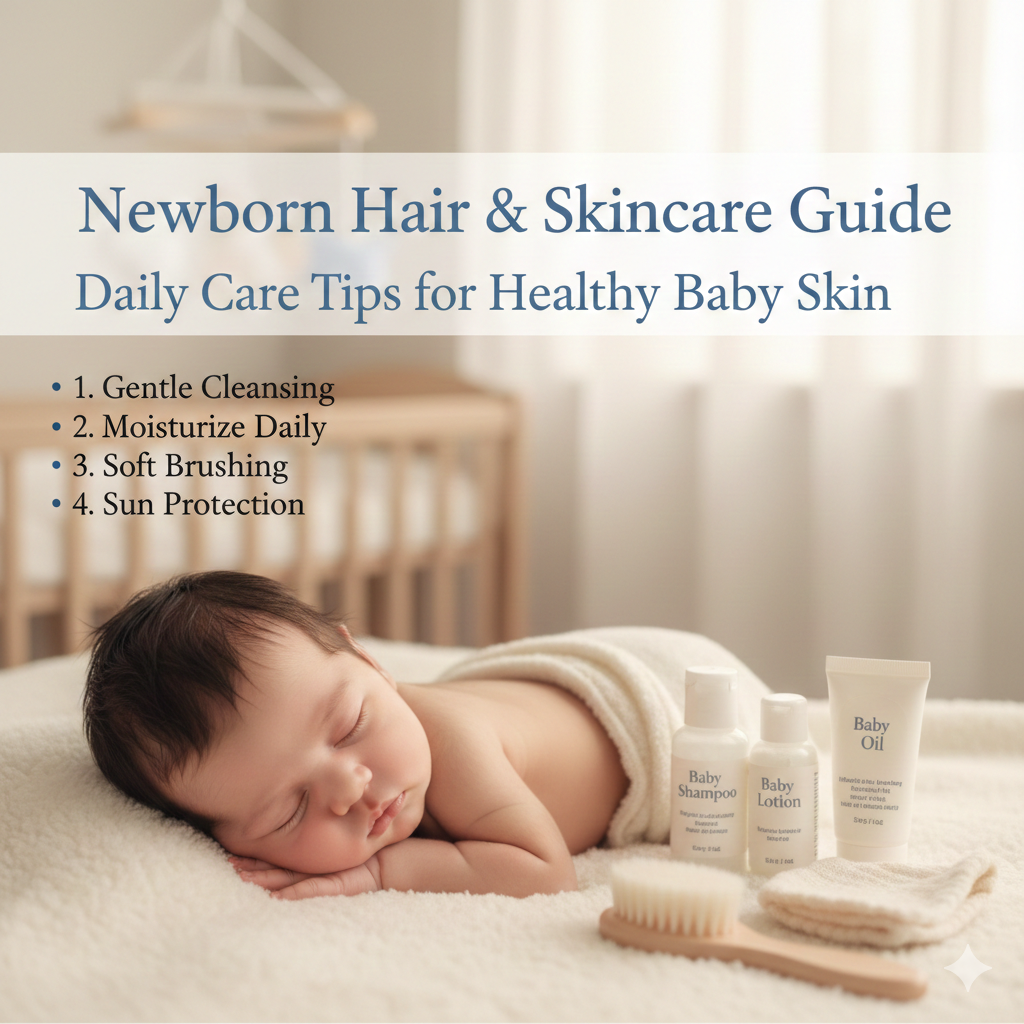 Newborn hair and skincare guide